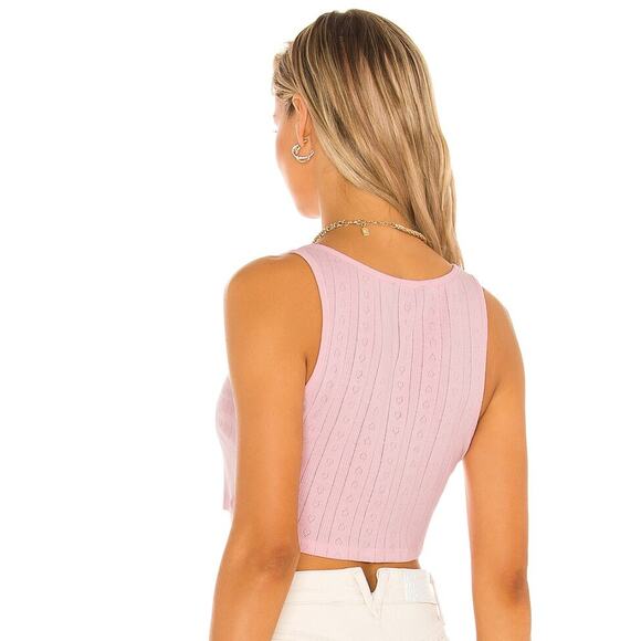 Majorelle Mia Tank Top in Baby Pink NWT Size Small - Picture 3 of 4